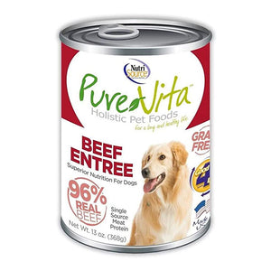 Nutrisource Pure Vita Beef Entree Wet Dog Food