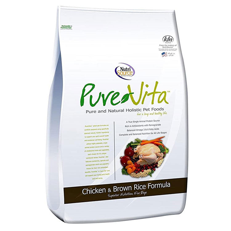 Nutrisource Pure Vita Chicken & Brown Rice