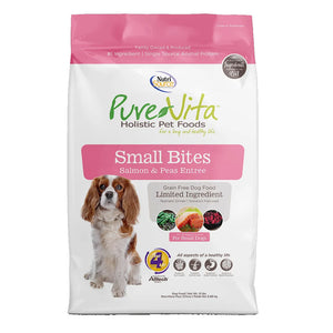 Nutrisource Pure Vita Small Bites Salmon & Peas Entree Grain Free Dog Food