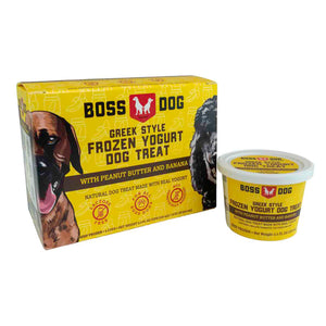 Boss Dog Greek Style Frozen Yogurt Peanut Butter and Banana