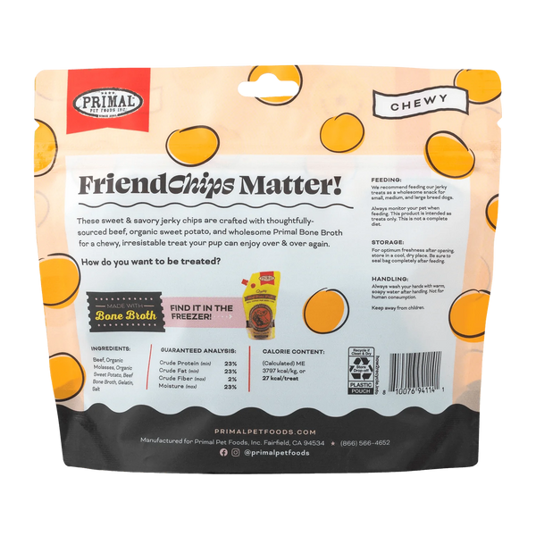 Primal Friendships Matter Beef Jerky Chips