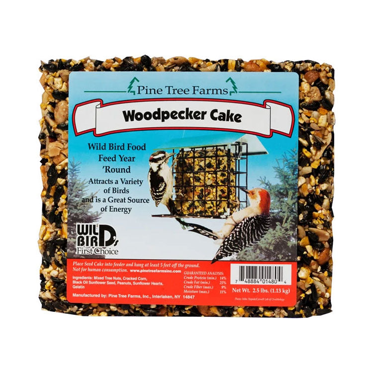 Pine Tree Farms Woodpecker Cake