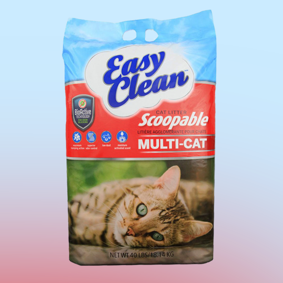 Pestell Easy Clean Scoopable Multi Cat Litter