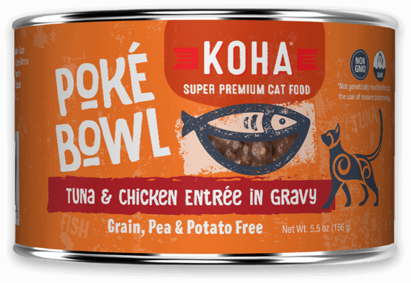 KOHA Poké Bowl Tuna & Chicken in Gravy Wet Cat Food