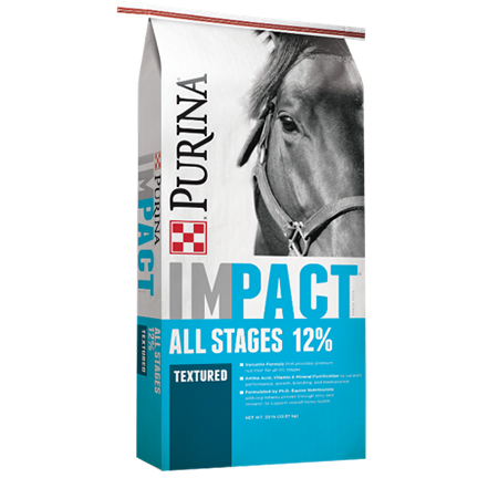 Purina Impact All Life Stages 12% Textured Horse Feed
