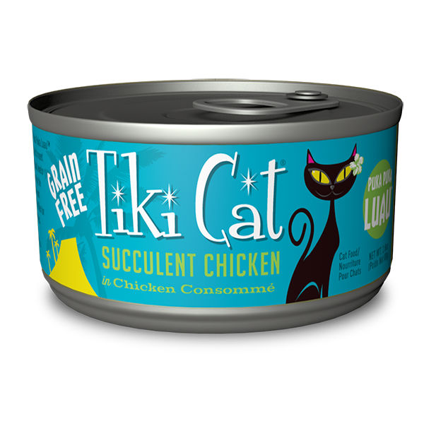 Tiki Cat Puka Puka Luau - Succulent Chicken