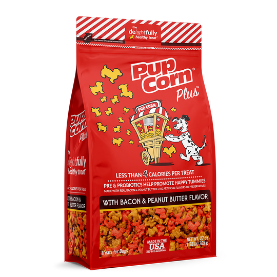Sunshine Mills Pupcorn with Bacon & Peanut Butter Dog Treats