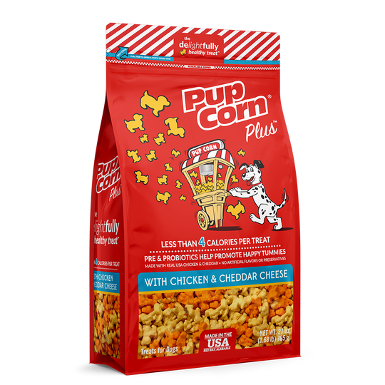 Sunshine Mills Pupcorn with Chicken & Cheddar Cheese Dog Treats