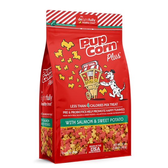 Sunshine Mills Pupcorn with Salmon & Sweet Potato Dog Treats