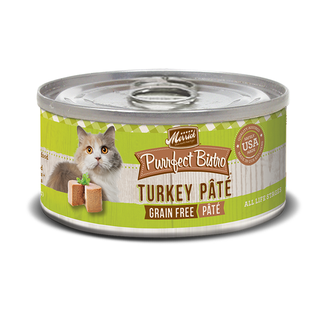 Merrick Purrfect Bistro Turkey Pate Wet Cat Food
