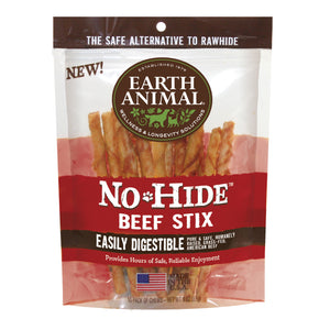 Earth Animal No-Hide Beef Stix 10 pack
