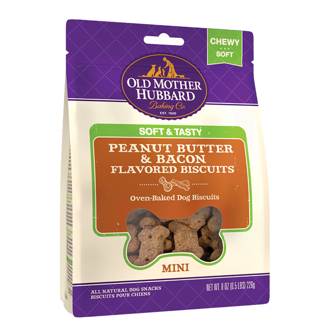 Old Mother Hubbard Soft and Tasty Peanut Butter and Bacon Dog Treats