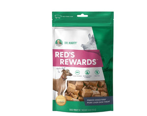 Dr. Marty Red’s Rewards 100% Freeze-Dried Raw Pork Liver Dog Treats