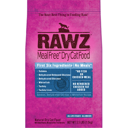 RAWZ Meal Free Salmon, Chicken, and Whitefish Dry Cat Food