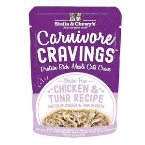 Stella & Chewy's Carnivore Cravings Chicken & Tuna Shreds Recipe Wet Cat Food