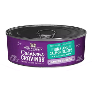 Stella & Chewy's Carnivore Cravings Savory Shreds Tuna & Salmon Recipe Wet Cat Food
