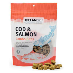 Icelandic+ Cod & Salmon Combo Bites Fish Dog Treats