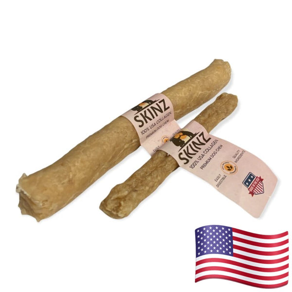 Skinz Au Natural 100% Collagen Munchy Dog Chew