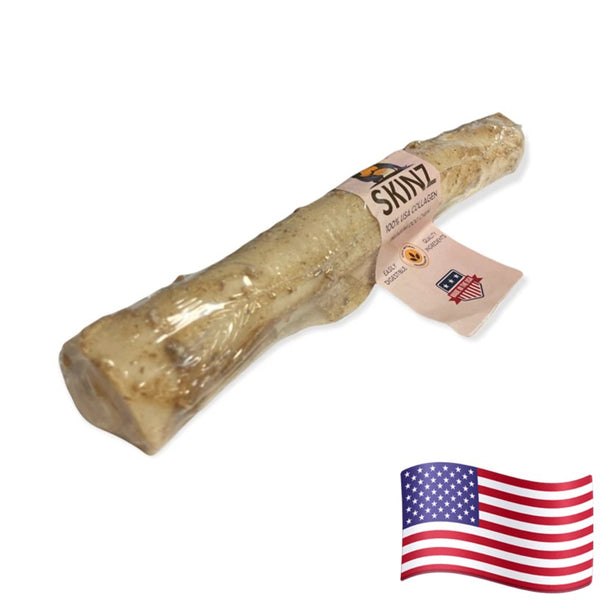 Skinz Bacon & Cheddar Flavored 100% Collagen Roll Dog Chew