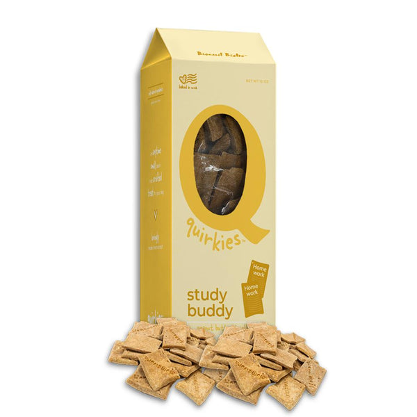 Quirkies Study Buddy Peanut Butter & Jelly Dog Treats