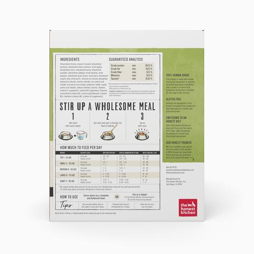 The Honest Kitchen Grain Free Chicken Recipe Dehydrated Dog Food
