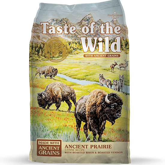 Taste of the Wild with Ancient Grains Ancient Prairie Recipe with Bison & Venison Dry Dog Food