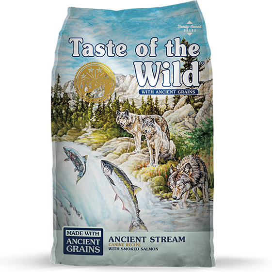 Taste of the Wild with Ancient Grains Ancient Stream Recipe with Salmon Dry Dog Food