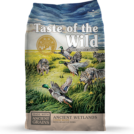Taste of the Wild with Ancient Grains Ancient Wetlands Recipe with Fowl Dry Dog Food
