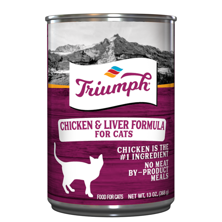 Triumph Chicken & Liver Canned Cat Food