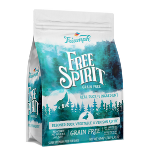 Triumph Free Spirit Grain Free Duck, Sweet Potato & Venison Dry Dog Food