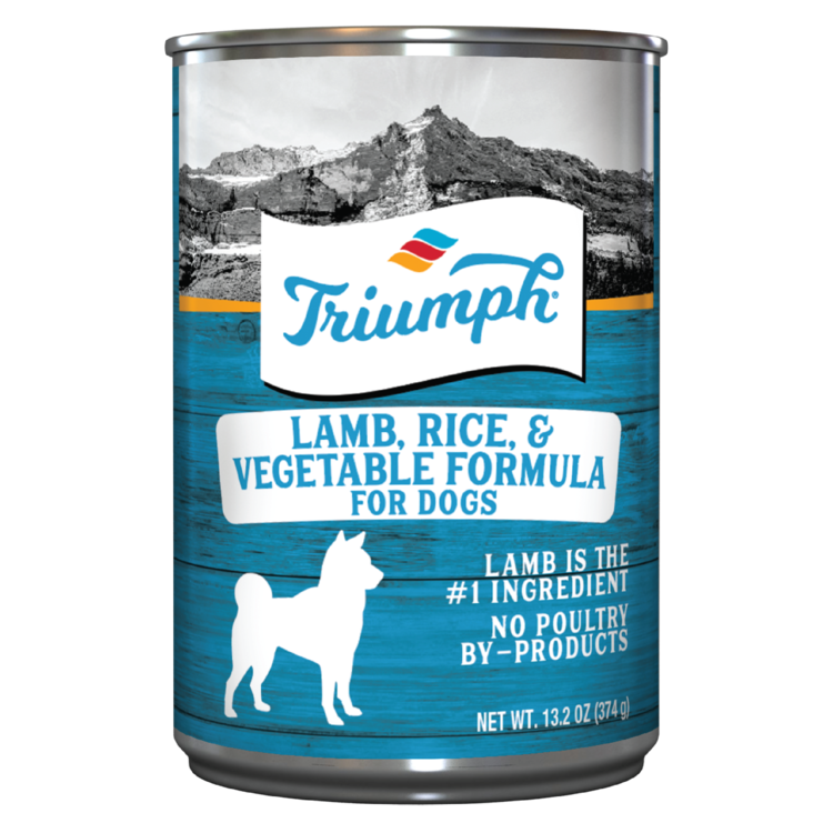 Triumph Lamb, Rice, and Vegetables Canned Dog Food