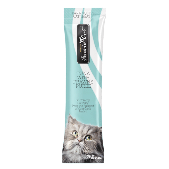 Fussie Cat Tuna with Prawns Puree Cat Treats