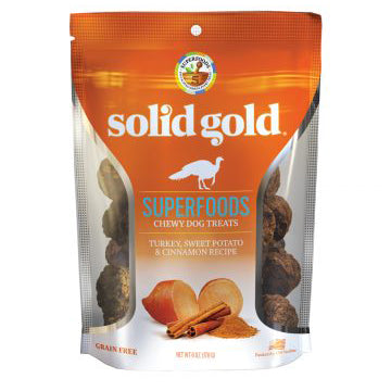 Solid Gold Superfoods Chewy Treats Turkey, Sweet Potato & Cinnamon Recipe