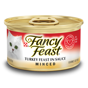 Fancy Feast Minced Turkey Feast in Sauce Wet Cat Food