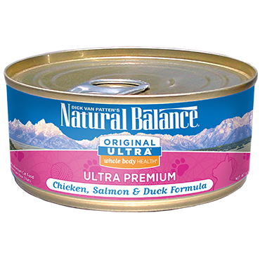 Natural Balance Ultra Premium Chicken, Salmon & Duck Wet Cat Food