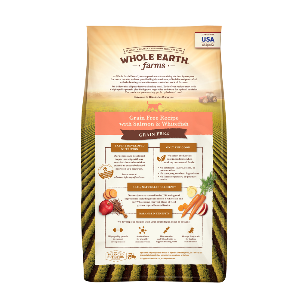 Whole Earth Grain Free Salmon Whitefish Free NJ Local