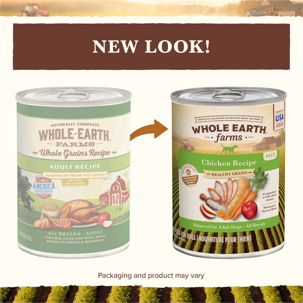Whole Earth Farms Healthy Grains Chicken Recipe Wet Dog Food