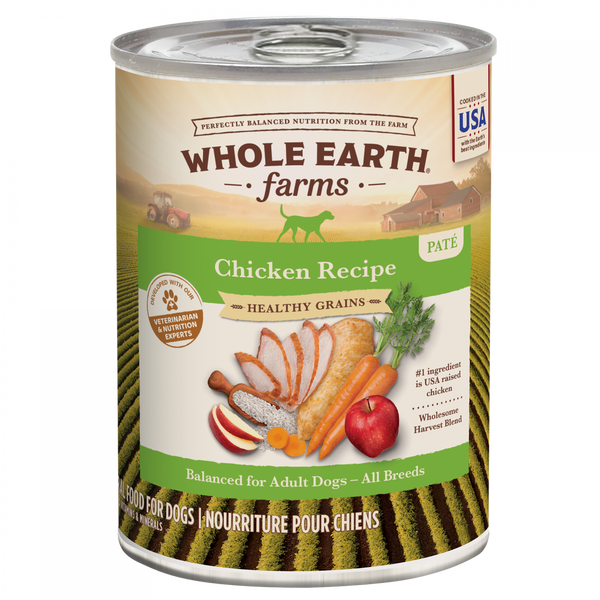 Whole Earth Farms Healthy Grains Chicken Recipe Wet Dog Food