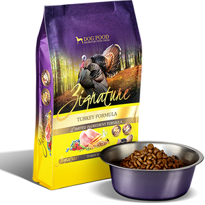 Is zignature top dog food safe