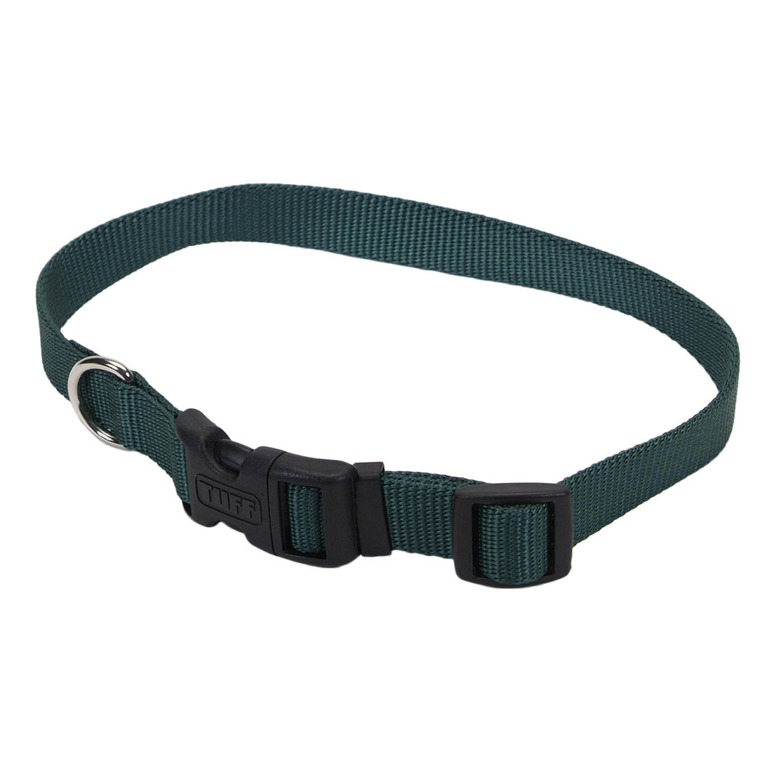 Coastal Adjustable Nylon Collar with Tuff Buckle Large Hunter