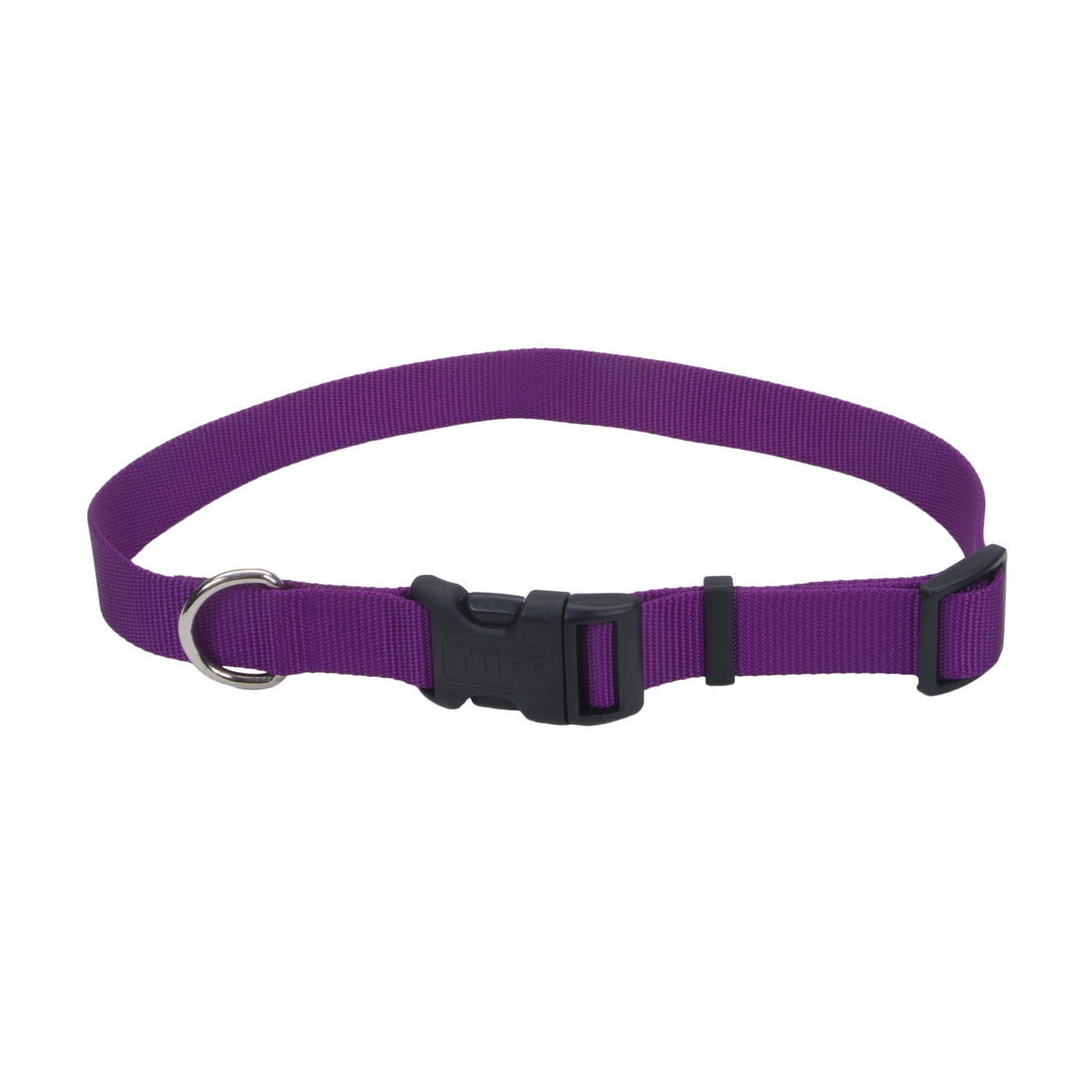 Coastal Adjustable Nylon Collar with Tuff Buckle Small Purple