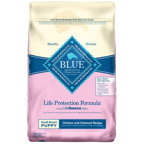 Blue Buffalo Life Protection Chicken & Oatmeal Recipe Small Breed Puppy Dry Dog Food