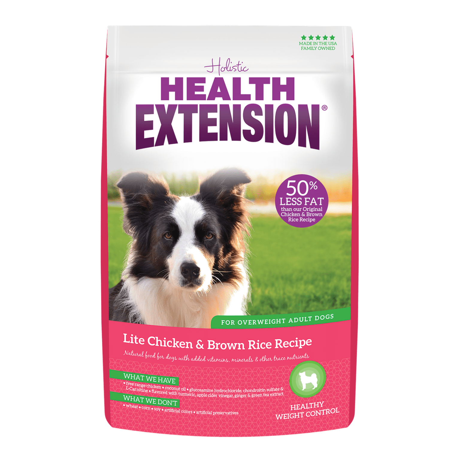 Health Extension Lite Chicken & Brown Rice Recipe Dry Dog Food