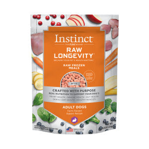 Instinct Raw Longevity Farm-Raised Rabbit Bites Frozen Dog Food
