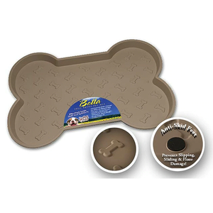 Loving Pets Bella Spill-Proof Tan Dog Mat