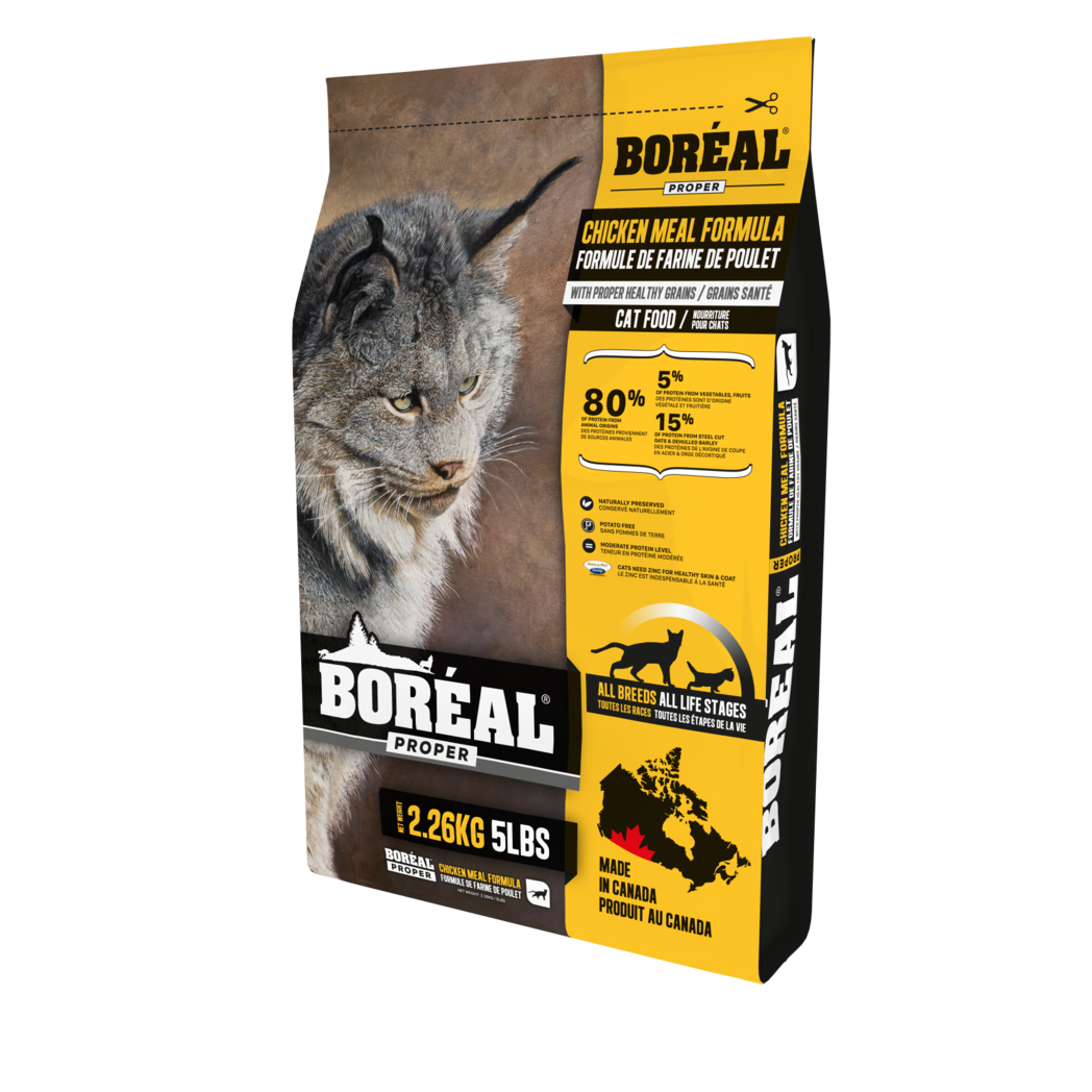 Boreal Proper Chicken Meal Low Carb Grains Dry Cat Food