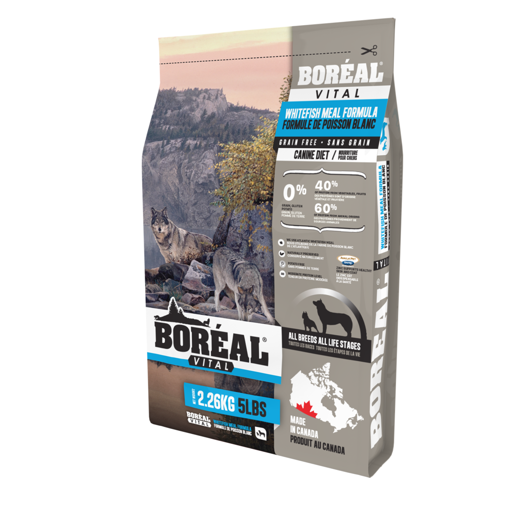 Boreal Vital All Breed Whitefish Meal - Grain Free Dry Dog Food