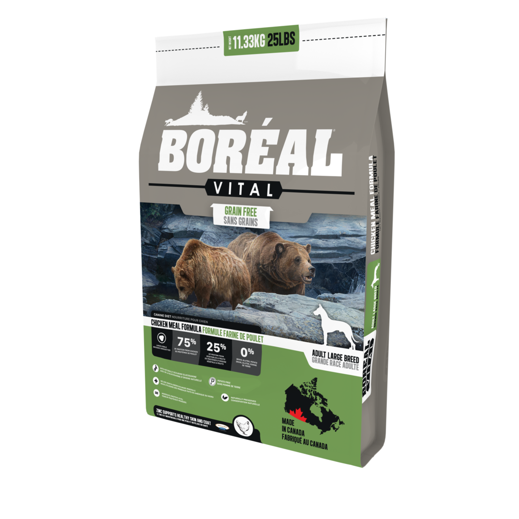 Boreal Vital Large Breed Chicken Meal - Grain Free Dry Dog Food