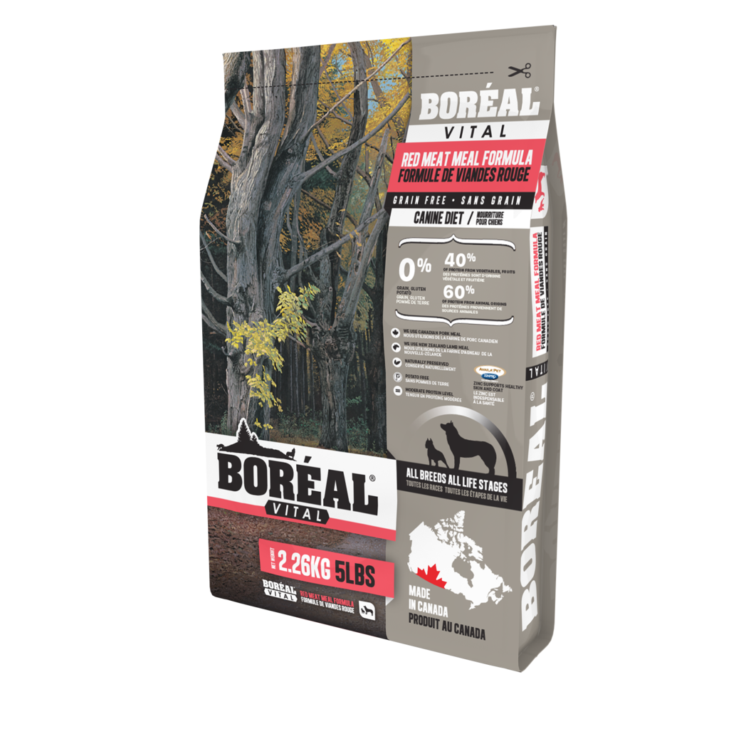 Boreal Vital All Breed Red Meat Meal - Grain Free Dry Dog Food