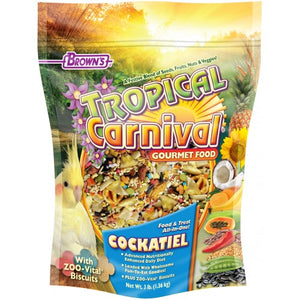 Browns 3 lb. Tropical Carnival Cockatiel